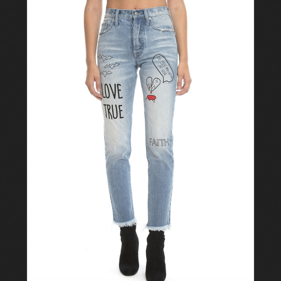 NEW PRPS Amx Jeans in Indigo Love Note - Picture 12 of 12